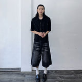 リベット ダブルジップ シャツ