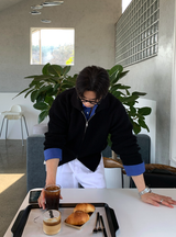 パイプミラン2wayカラニットジップアップ