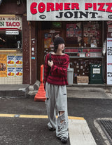 [LAN ARCHIVE] デストロイドワイドスウェットパンツ