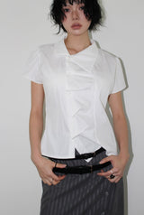 WAVE DRAPE SHIRT