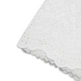 Scallop Band Skirt (White)