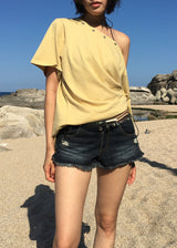ラフローデニムショートパンツ