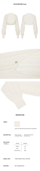 ECHO BOLERO ivory