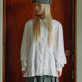 Bella Lace Blouse (white)