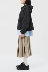 Square Cropped Hooded Jacket (5color)