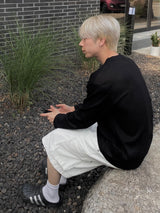 White Cargo Bermuda Pants