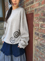 [BAONHAUS] Batten Printing Sweatshirt