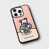 cookie bear epoxy bumper case