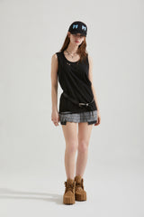 DRILL SLEEVELESS TOP