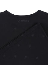 ヒドゥンプリントレギュラーTシャツ (ブラック)