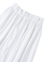 Button midi skirt