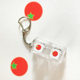[made] cherry tomato set (jelly hard case+keycap keyring)