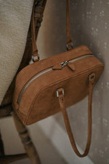 BROSCHE BAG SUEDE CARAMEL