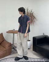 Kea Two-Pocket Crop Check Shirt