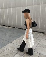 ルーズブーツカットパンツ