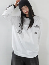 (UNISEX) 89 Line Long Sleeve T-shirt