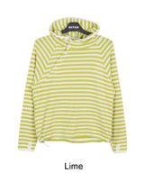 Veil diagonal button hood ST long sleeve