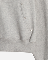Fuzz Crop Napping Zip-up Hoodie