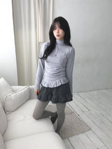 Angora Shirring Polar Tee