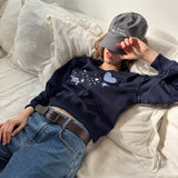 バニー スウェットシャツ (navy)