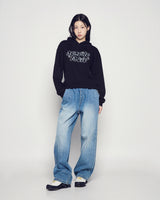 25FW WOMAN トゥインクルクロップフーディー ブラック