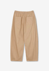 AND Pin-tuck Balloon Pants