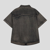 ワービッド マッスルフィット デニムシャツ