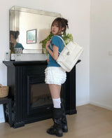 ベイティアードフリルショーツ