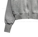 Tay Cross Stud Unbalanced Zip-Up