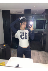 No.ナガーアンドラウンドロングスリーブTシャツ