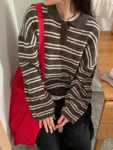 Kitka Stripe Collar Knit