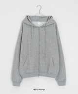 [unisex] オキア ツーウェイ フード ジップアップ