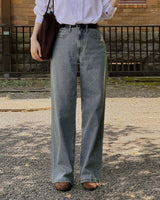 Harper wide denim pants