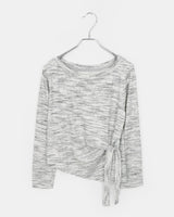 ノリンツイストラウンドダイアゴナル長袖Tシャツ