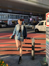 デューンY2Kデニムミニスカート