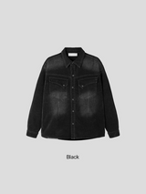 [SET UP가능] Heavy western pocket shirts(2color)