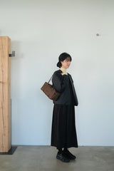compact duffle bag (brown)
