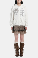 Harper Number Hoodie Zip-up
