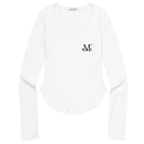 MUSECUT UネックロングスリーブT (4Color)