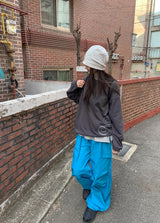 ゴディアカーブカラーポケットセットワイドパンツ