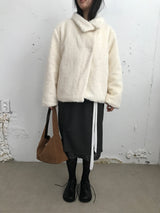 Le Hairi Half-Neck Quilted Coat (2 Colors)