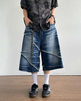 Slash Bermuda Denim Pants