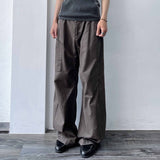 レトロ ウォッシュド シルエット カーゴパンツ