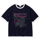 DANGEROUS SCOOP RINGER T-SHIRT (3color)
