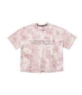 (W) Sorona Marble Dot Symbol Crop T-Shirt (Pink)