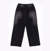 Pio Damaged Washed Denim Pants