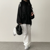 Roa Baslock Nylon Cargo Wide Pants