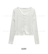 [Sleeveless + Cardigan Set] モリン レースレイヤードカーディガン