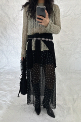 CHIFFON SHIRRING BAG (4COLORS!)