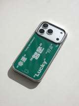 [MADE] Lucky Epoxy Silver Bumper Case [iPhone/Galaxy]
